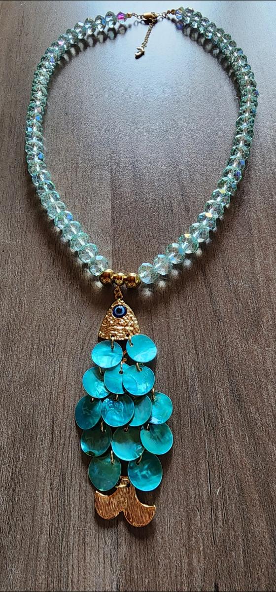 Ocean Fish Charm Necklace