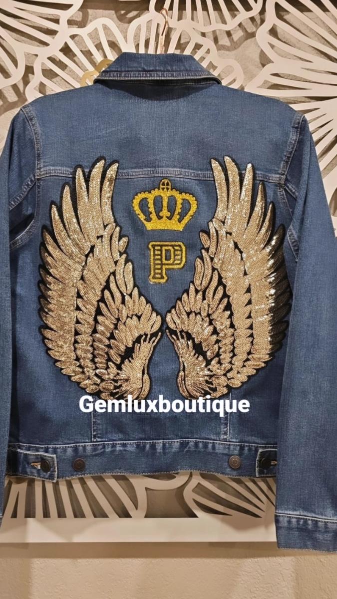 Gold Wings Denim Jacket