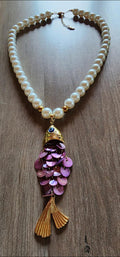 Ocean Fish Charm Necklace