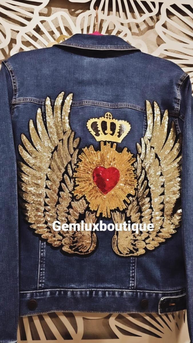 Gold Wings Denim Jacket