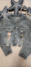Ocean-Inspired Denim Jacket